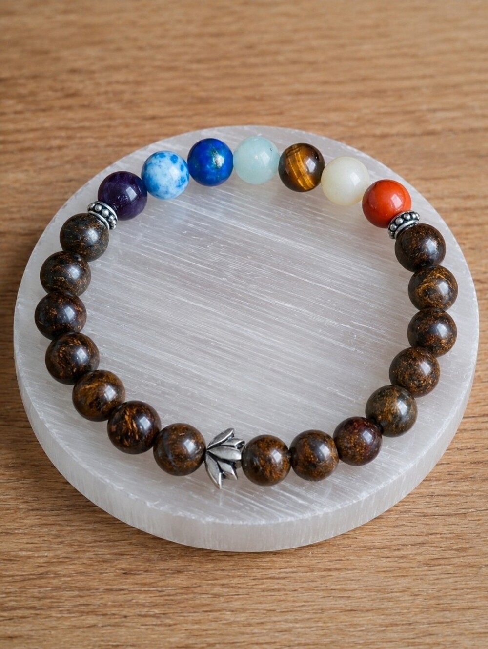 Chakra Gemstone Stretch Bracelet | Handmade